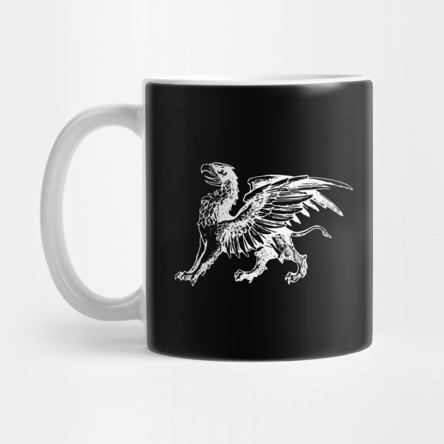 Heraldic Mythical Gryphon by Vintage Boutique